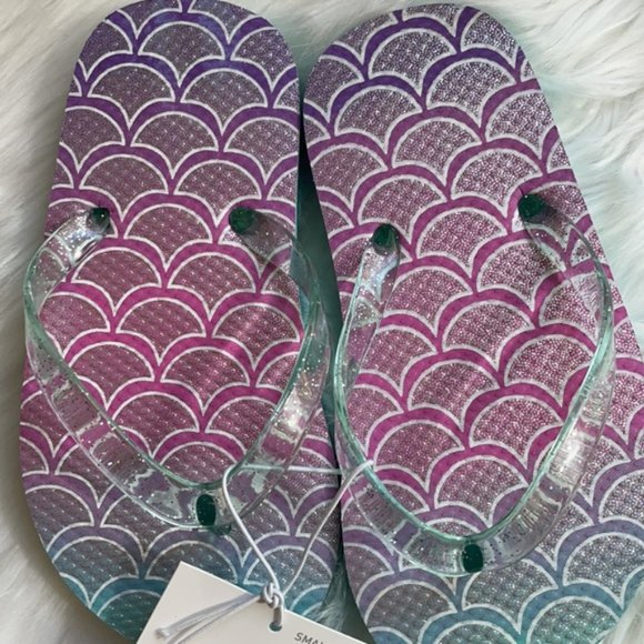 Elli by Capelli of New York Toddler Girls Mermaid Flip Flops Sz Small 10… - Picture 3 of 5